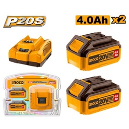 FBCPK1424 20V LI-ION BATTERY AND CHARGER KIT 4.0Ah