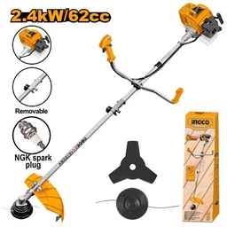 GBC5624421 GASOLINE GRASS TRIMMER & BUSH CUTTER 62CC