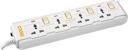 HES03041V 4 WAYS EXTENSION SOCKETS