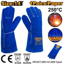 HGVW03 WELDING GLOVES 14"